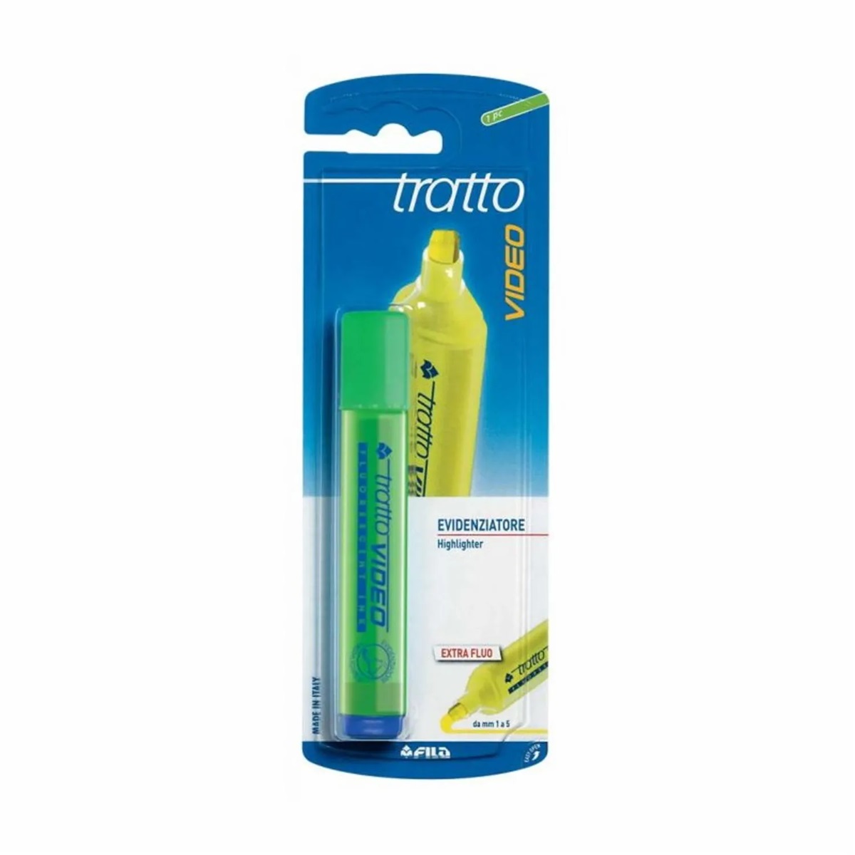 EVIDENZIATORE TRATTO VIDEO VERDE